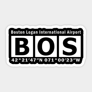 BOS Airport, Boston Logan International Airport Sticker